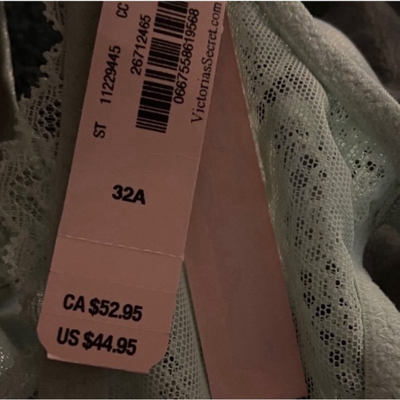 Victoria's Secret Sexy Mint Lace Satin Bra - Picture 9 of 9